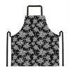 Black And White Coconut Tree Print Apron