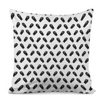 Black And White Coffin Pattern Print Pillow Cover