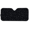 Black And White Constellation Print Car Sun Shade