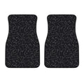 Black And White Constellation Print Front Car Floor Mats