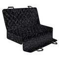 Black And White Constellation Print Pet Car Back Seat Cover