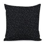 Black And White Constellation Print Pillow Cover