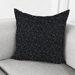Black And White Constellation Print Pillow Cover