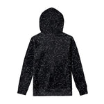 Black And White Constellation Print Pullover Hoodie