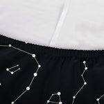 Black And White Constellation Print Sofa Cover