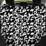 Black And White Cow Pattern Print Pet Car Back Seat Cover