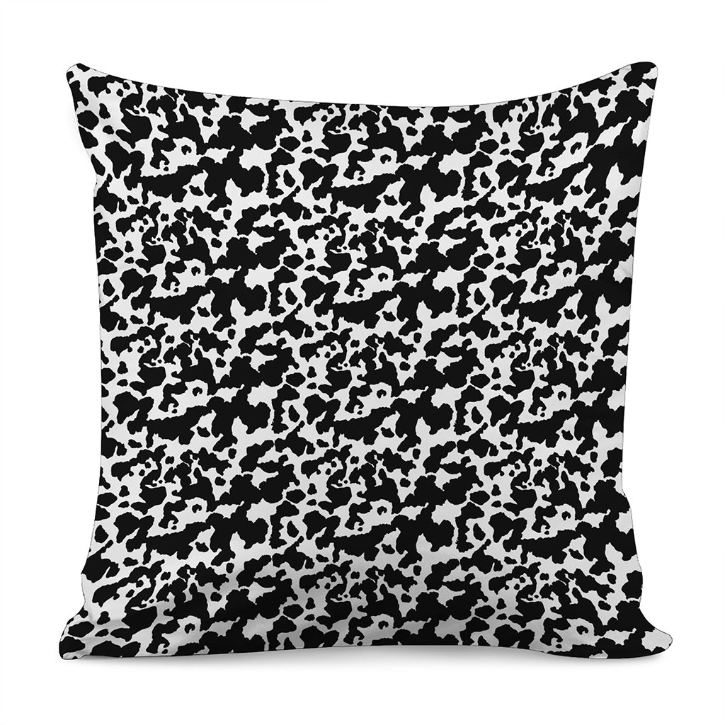 Black And White Cow Pattern Print Pillow Cover