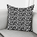 Black And White Cow Pattern Print Pillow Cover
