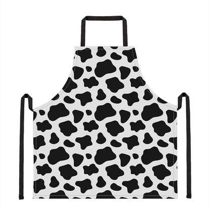 Black And White Cow Print Apron