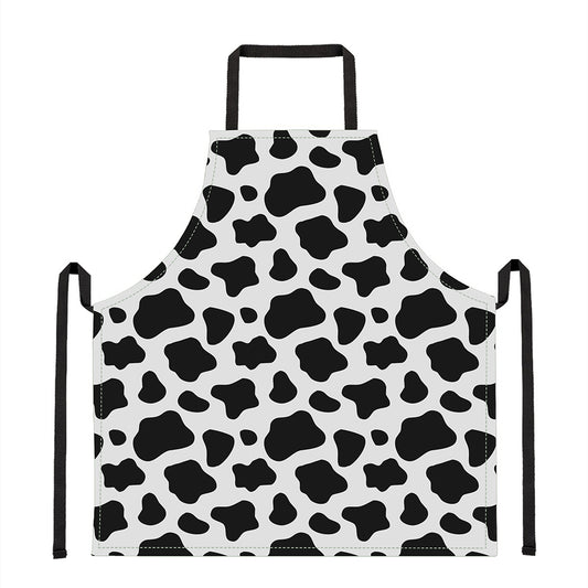 Black And White Cow Print Apron