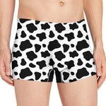 Black And White Cow Print Men's Boxer Briefs