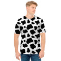 Black And White Cow Print Men's T-Shirt