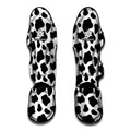 Black And White Cow Print Muay Thai Shin Guards