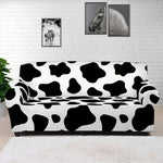 Black And White Cow Print Sofa Cover