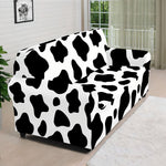 Black And White Cow Print Sofa Cover
