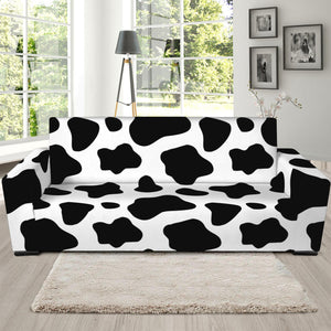 Black And White Cow Print Sofa Slipcover