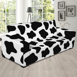 Black And White Cow Print Sofa Slipcover