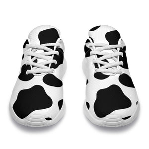 Black And White Cow Print Sport Shoes GearFrost