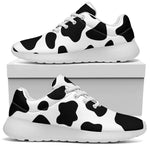 Black And White Cow Print Sport Shoes GearFrost