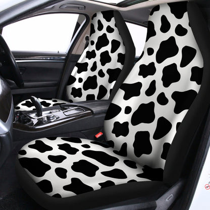 Black And White Cow Print Universal Fit Car Seat Covers