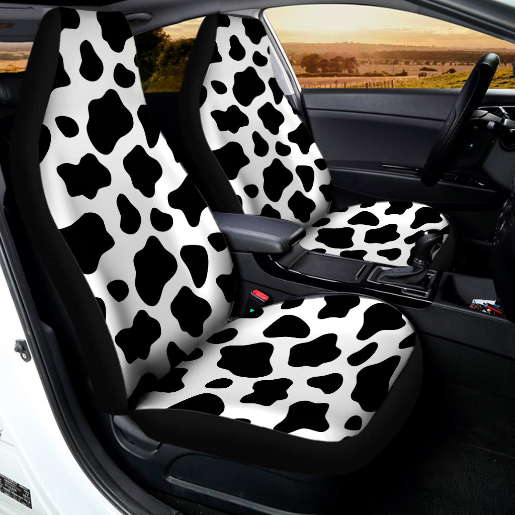 Black And White Cow Print Universal Fit Car Seat Covers