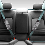 Black And White Crazy Donkey Print Car Seat Belt Covers
