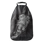 Black And White Crazy Donkey Print Car Seat Organizers