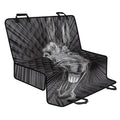 Black And White Crazy Donkey Print Pet Car Back Seat Cover