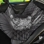 Black And White Crazy Donkey Print Pet Car Back Seat Cover