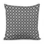 Black And White Dartboard Pattern Print Pillow Cover