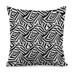 Black And White Dazzle Pattern Print Pillow Cover
