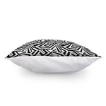 Black And White Dazzle Pattern Print Pillow Cover