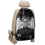 Black And White Demon Wicca Print Car Seat Organizers