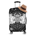 Black And White Demon Wicca Print Luggage Cover