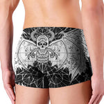 Black And White Demon Wicca Print Men's Boxer Briefs