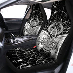 Black And White Demon Wicca Print Universal Fit Car Seat Covers