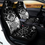 Black And White Demon Wicca Print Universal Fit Car Seat Covers