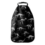 Black And White Dinosaur Fossil Print Car Seat Organizers