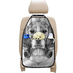 Black And White Drawing Beagle Print Car Seat Organizers