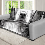 Black And White Drawing Beagle Print Futon Protector