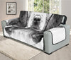 Black And White Drawing Beagle Print Oversized Sofa Protector