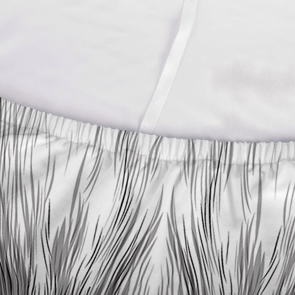 Black And White Drawing Beagle Print Sofa Cover