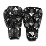 Black And White Dream Catcher Print Boxing Gloves