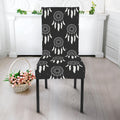 Black And White Dream Catcher Print Dining Chair Slipcover