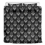 Black And White Dream Catcher Print Duvet Cover Bedding Set