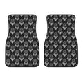 Black And White Dream Catcher Print Front Car Floor Mats