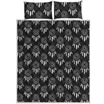 Black And White Dream Catcher Print Quilt Bed Set
