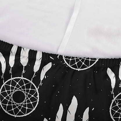 Black And White Dream Catcher Print Sofa Cover