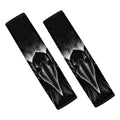 Black And White Eagle Print Car Seat Belt Covers
