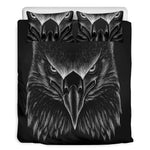 Black And White Eagle Print Duvet Cover Bedding Set